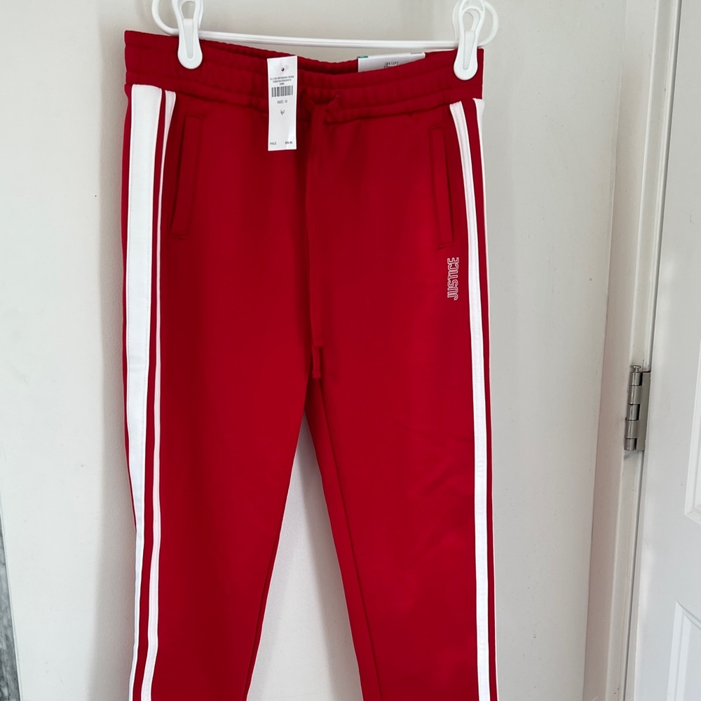 NWT Justice jogging or track pants.